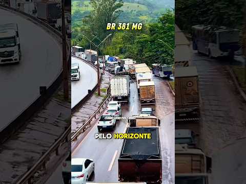 BR 381 ACIDENTE FERNÃO DIAS RIO MANSO MINAS GERAIS #minasgerais #noticias #minas #obra #drone #gerai