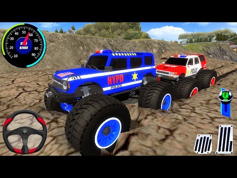 US Monster Truck Driving Offroad #1- Impossible Car Mega Stunts Ramp Simulator 3D - Android GamePlay