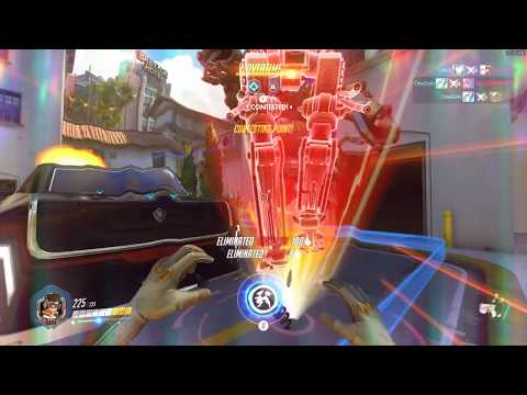 Overwatch | D.Va Ult and Mech Squish Triple Kill [Clip | Gameplay Only]
