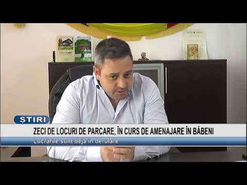 ZECI DE LOCURI DE PARCARE, ÎN CURS DE AMENAJARE ÎN BĂBENI