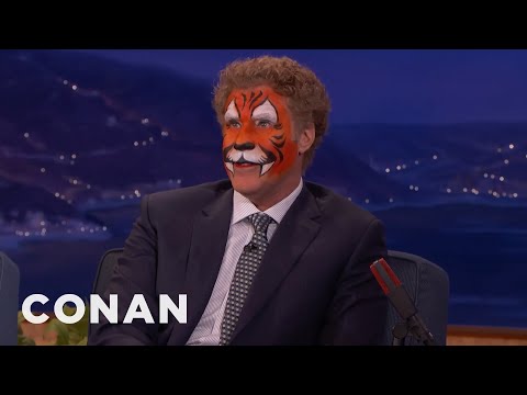 Will Ferrell Just Came From A Kid’s Birthday Party | CONAN on TBS
