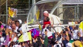 El papa Francisco llega a Chiapas
