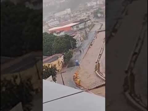 enchente no canal do Rio Granjeiro Crato Ceará