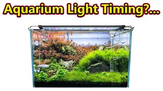 ஒரு நாளைக்கு எத்தனை மணி நேரம் Aquarium Light எறியணும்? Aquarium Light In Tank. / Fish Aquarium Tamil