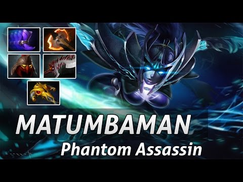 MATUMBAMAN Pro Phantom Assassin Carry Gameplay - Dota 2 Epic Moments