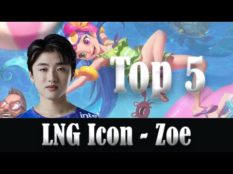 LNG Icon (Zoe) Top Plays - LNG vs IG, LPL 2021 Spring W2D3 Highlights