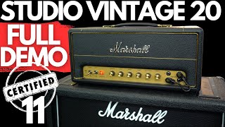 Video thumbnail for Marshall's BEST PLEXI (Studio Vintage 20) SV20 by Play and Trade Guitars