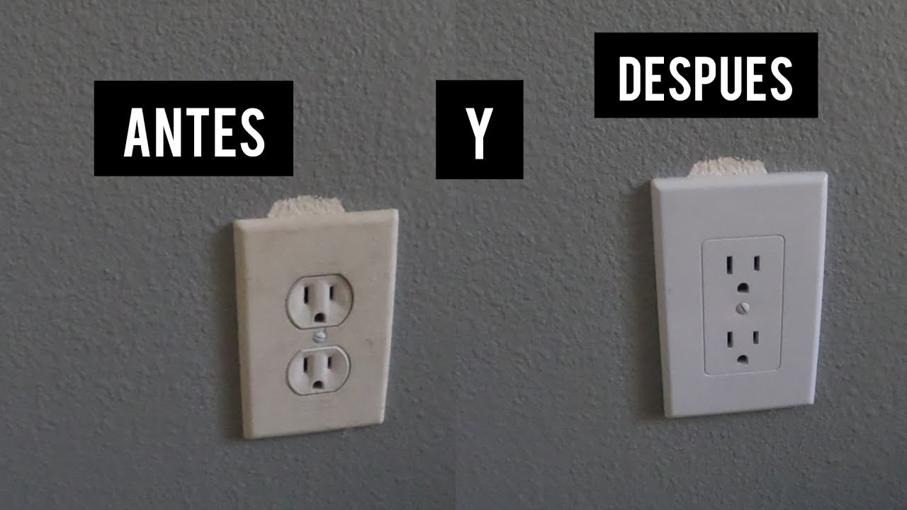 ✅️COMO CAMBIAR LA. TAPA DE UN TOMACORRIENTE✅️