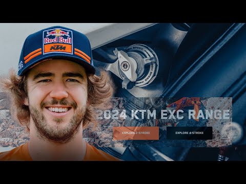 The 2024 KTM enduro range