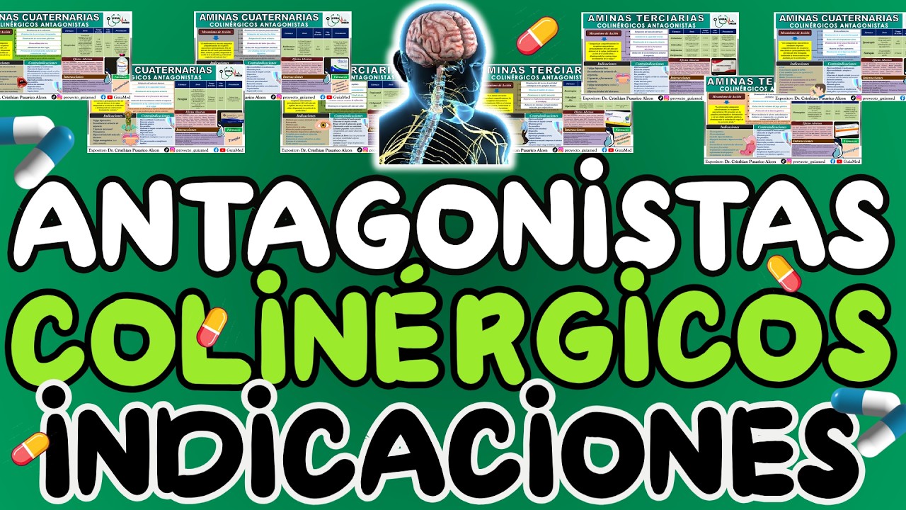 ANTAGONISTAS COLINÉRGICOS INDICACIONES | GuiaMed