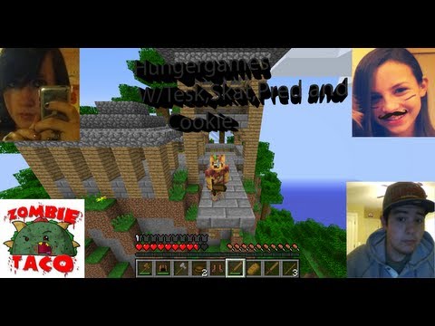 Minecraft﻿:Hunger Games Episode 117 w/Tesk,Skat,Pred,Kailyn Survival of the fittest