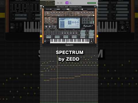 ZEDD - Spectrum (Sylenth1) #dtm #vst #synth