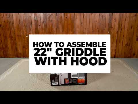 How to Assemble Your 22" Blackstone Griddle (Model 2414)