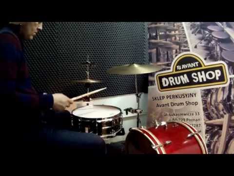 drumshop.pl Ludwig Black Beauty Snaredrum 14"x 5" Hammered LB416KT