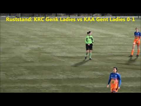 20180320 KRC Genk Ladies vs KAA Gent Ladies samenvatting