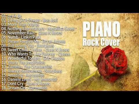 Rock Instrumental Music - Relaxing Piano Slow Rock 80's 90's - Best Slow Rock Piano Of All Time