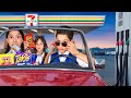 Eating Our LEAST FAVORITE GAS STATION FOOD For 24 Hours
