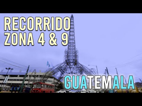 Recorriendo Septima Avenida Zona 9 y Zona 4, Ciudad de Guatemala