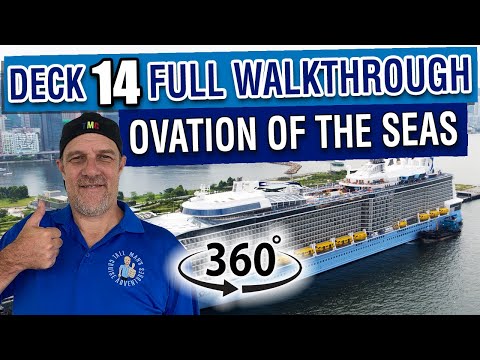 Thumbnail for Step Onto Deck 14 in 360° | Ovation of the Seas Public Spaces