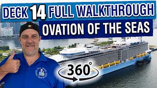 Step Onto Deck 14 in 360° | Ovation of the Seas Public Spaces