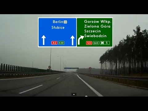Autostrada / Highway A2 Poznań - Świecko (PL/D)