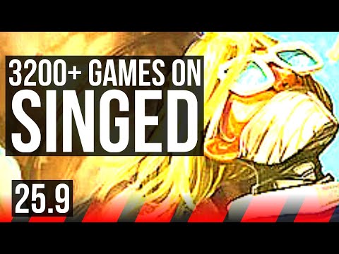 SINGED vs URGOT (TOP) | 3200+ games, 5/2/17 | NA Grandmaster | 25.9