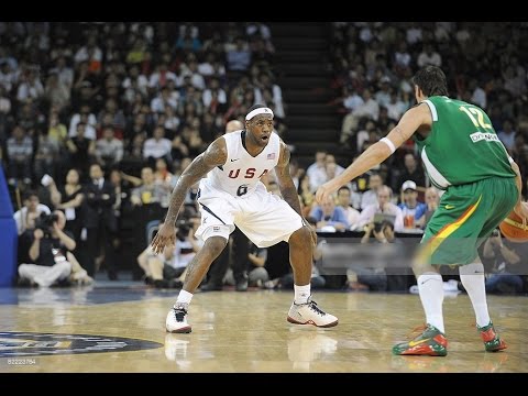 Lithuania vs USA 2008 Olympics Basketball Exhibition Friendly Match FULL GAME English