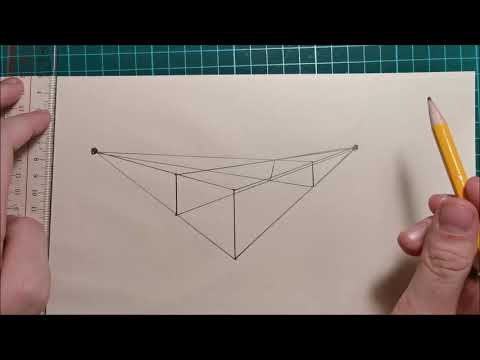 Perspektivtegning: Para forsvinningspunkt