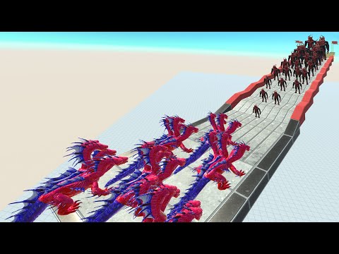 Hydra 5 Heads VS Kozarog The Demon - Animal Revolt Battle Simulator