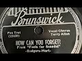 How Can You Forget? - Red Norvo And His Orchestra 1938