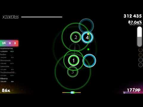 [8.37⭐] Xilver15 | DatManOvaDer - Busta Rhymes Goes [oof] 87.16% 128/504x {#1 NoMod 💖 19❌} - osu!