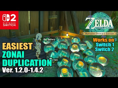 By Far The EASIEST Zonai Duplication Glitch for Versions 1.2.0-1.4.2 | Zelda TotK Switch 2 Edition