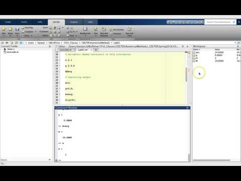 Variable In Matlab