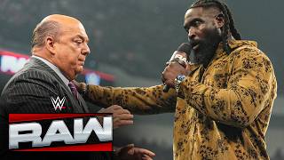 Oba Femi to Paul Heyman: “I’m an Oba Femi Guy”: Raw highlights, Oct. 12, 2026