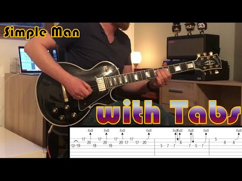 Lynyrd Skynyrd - Simple Man Guitar Solo (with Tabs)