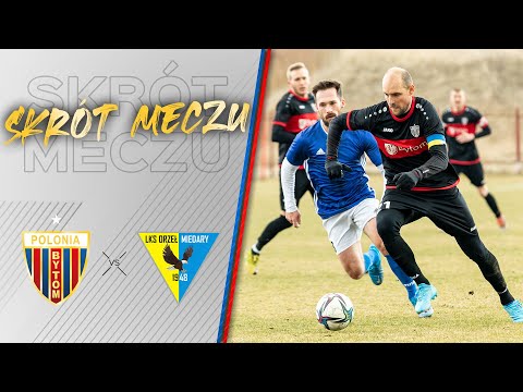 Skrót: Orzeł Miedary - Polonia Bytom 1:8 (1:3) 05.03.2022r. (Puchar Polski)