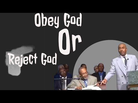 Obey God Or Reject God, W/ Pastor Gino Jennings