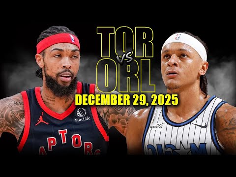 Toronto Raptors vs Orlando Magic Full Game Highlights – December 29, 2025 | NBA Season