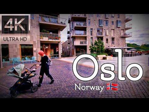 👣Walk with Me in 4K  |  Bjørvika in Oslo  |  Summer 2023👣