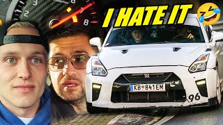 @schaefchen Trying NOT TO DIE in Nissan GT-R! // Nürburgring