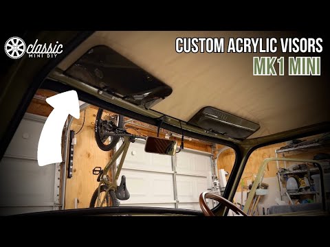 Mk1 Classic Mini Transparent Sun Visors