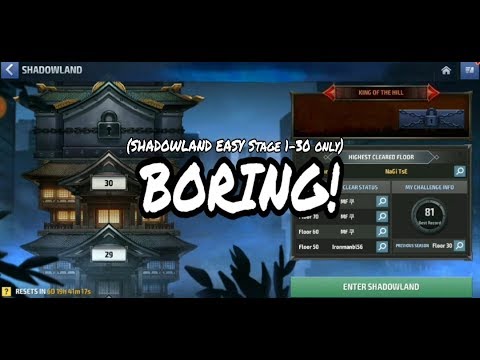 ARE YOU BORED  IN SHADOWLAND? - MARVEL FUTURE FIGHT