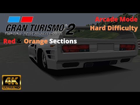 Gran Turismo 2 Plus [Mod][4K60] - Red & Orange Sections (Arcade Mode)