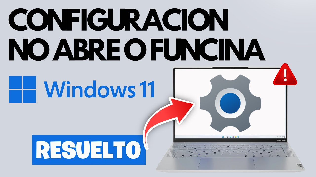 Windows 11 – La App de Configuración No Abre / No Funciona | SOLUCIÓN 2026