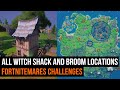 All Witch Shack and Witch Broom locations- FORTNITEMARES