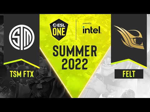 Dota2 - TSM FTX vs. felt - Game 1 - DPC NA Tour 3 - ESL One Summer 2022