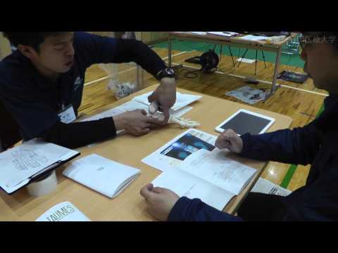 足型測定でアーチ(土踏まず)のチェック【東京有明医療大学】