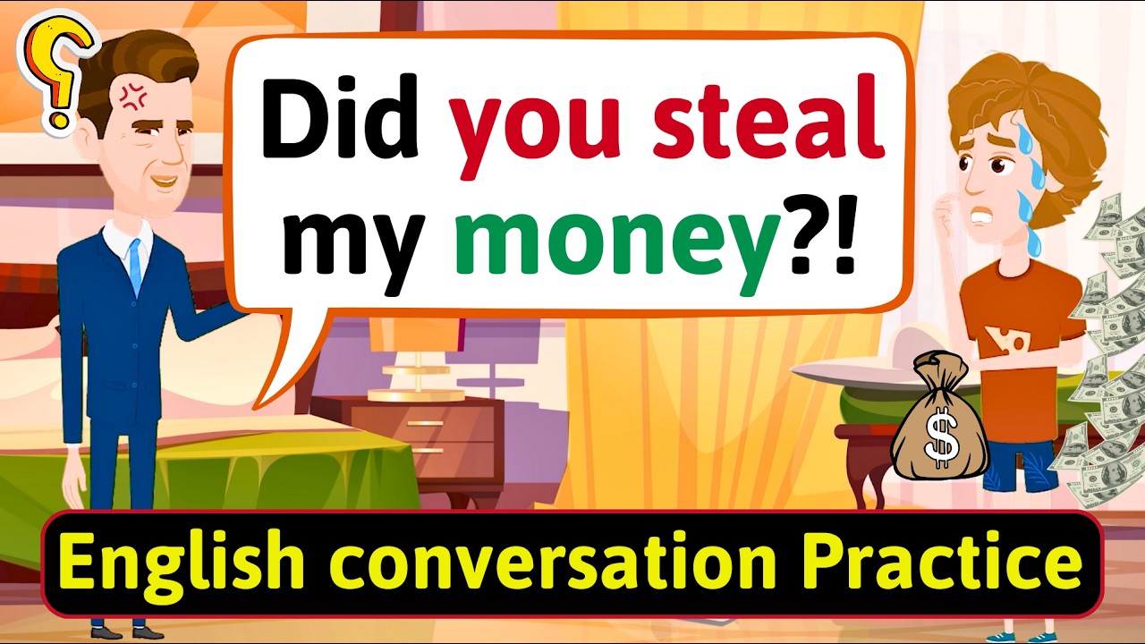 English Conversation Practice (A thief in the family EP: 1) Improve English Speaking Skills