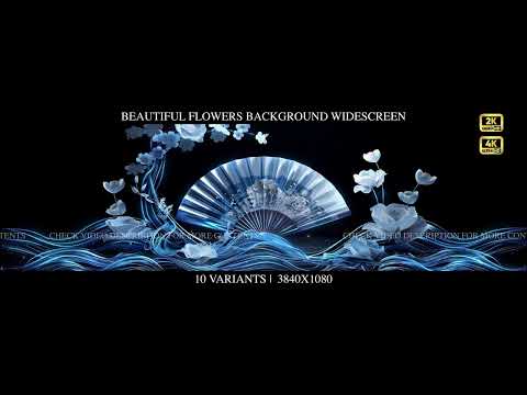 09. Beautiful Flowers Background Widescreen - 4K