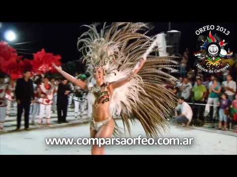 Comparsa ORFEO 2013 - Show de Escuela de Samba - 1ra parte (Percusión)